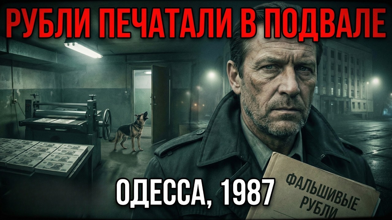 Банда фальшивомонетчиков печатала рубли в подвале облисполкома 4 года. ОДЕССА, 1987