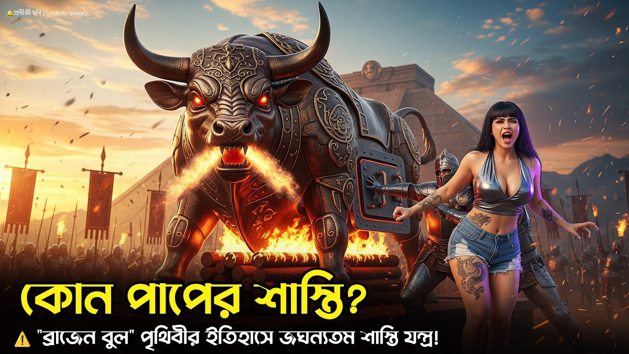 ইতিহাসের সবচেয়ে ভয়ঙ্কর শাস্তি যন্ত্র: ব্রাজেন বুল | Brazen Bull Torture Device। 