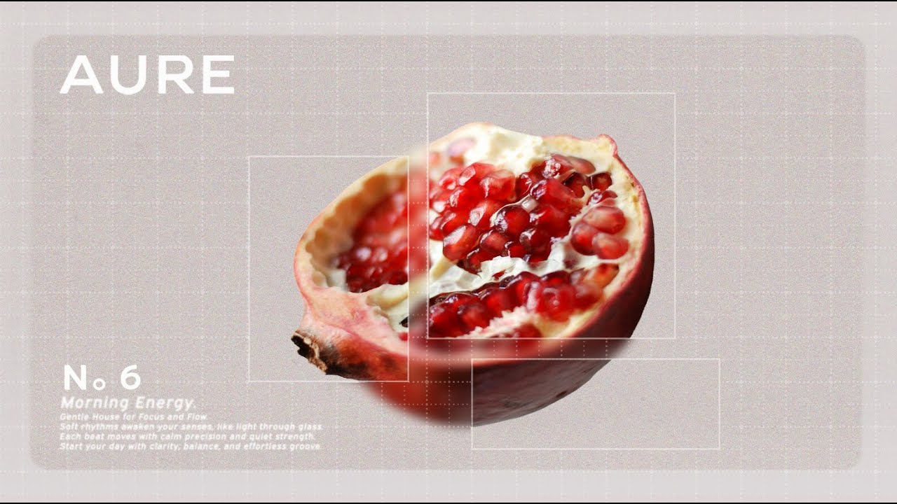 No.6 【 Pomegranate. 】Chill House music to bring your energy back and calm your mind.