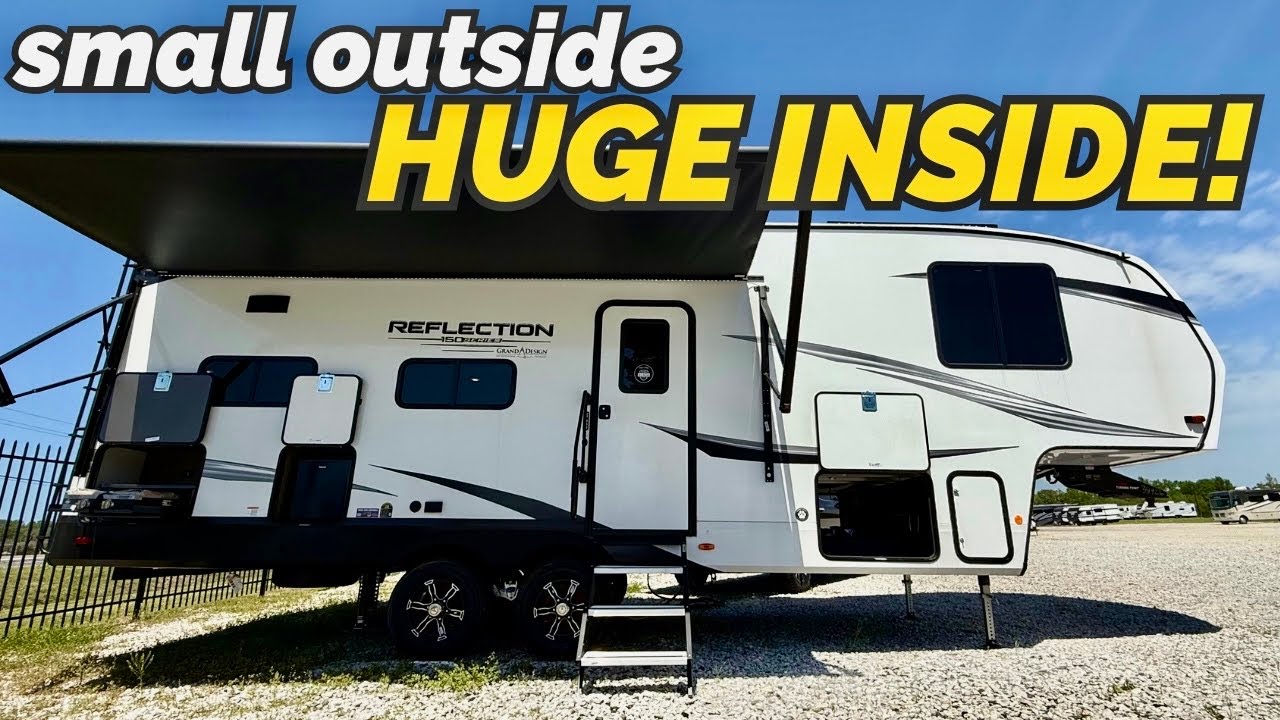 SMALL fifth wheel RV with a HUGE interior space! 2025 Grand Desin Reflection 150 Series 270BN