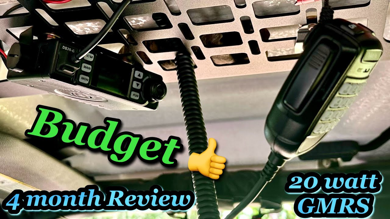 Budget, db20 GMRS early review, for Jeep coms use
