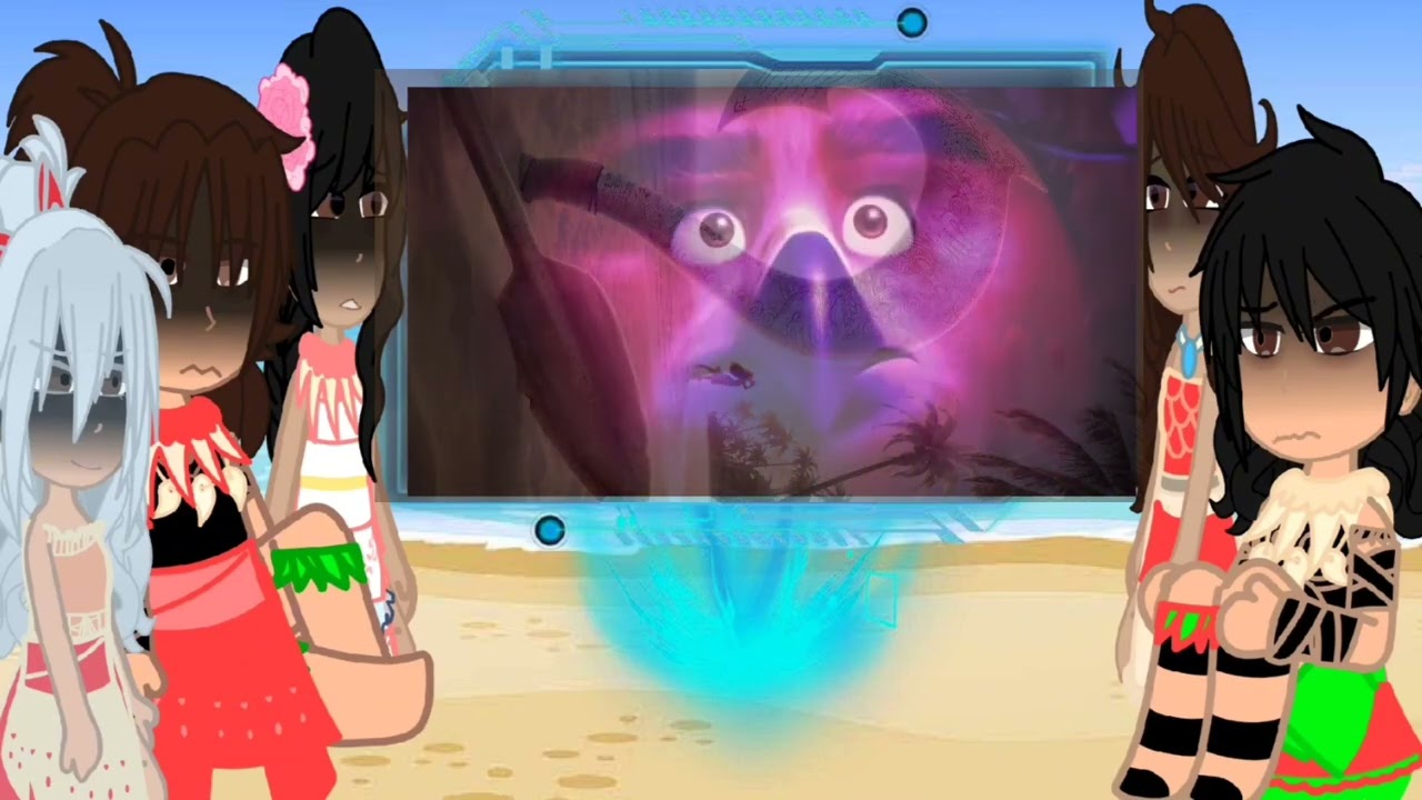 Moana's chapters react to future || реакция персонажей Моана на будущее || смотреть на 0,25-0,5X