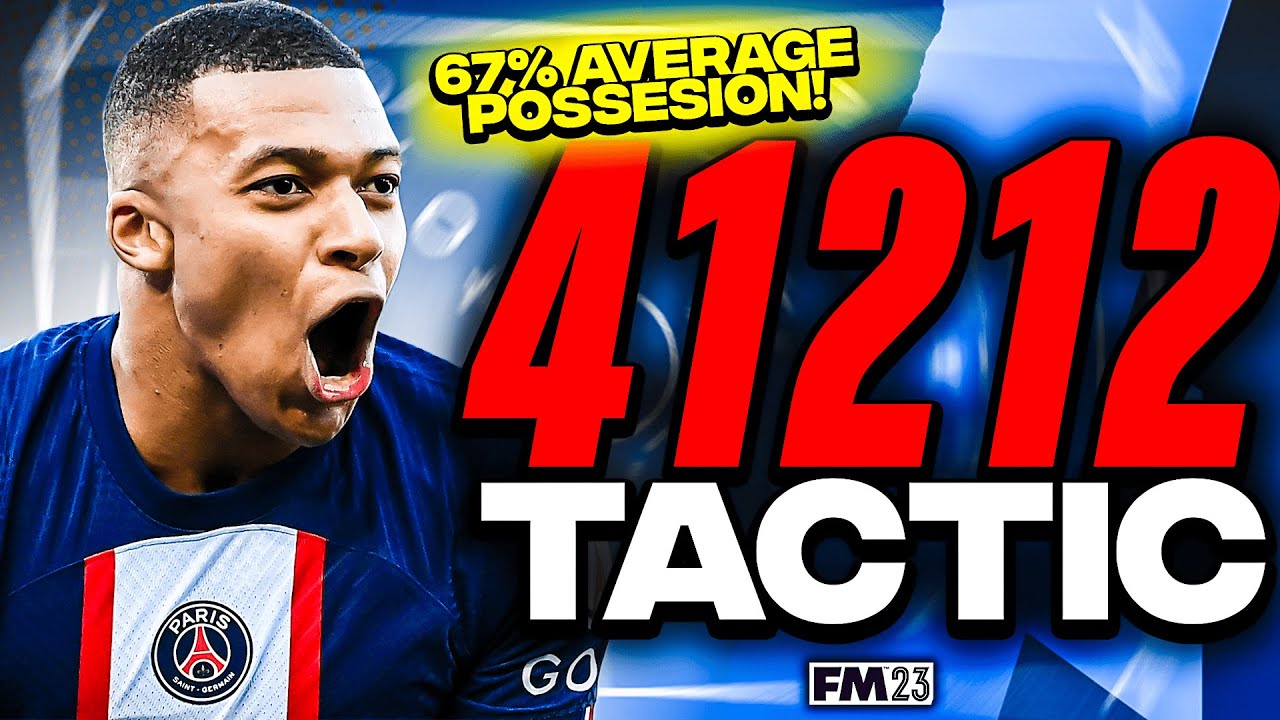 MY ULTIMATE 4-1-2-1-2 FM23 TACTICS! (67% AVG POSS)| FOOTBALL MANAGER 2023 TACTICS