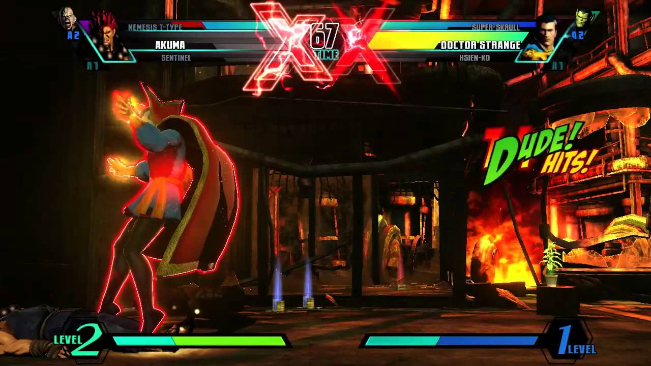 Nemesis vs. Doctor Strange - Gameplay - ULTIMATE MARVEL VS CAPCOM 3