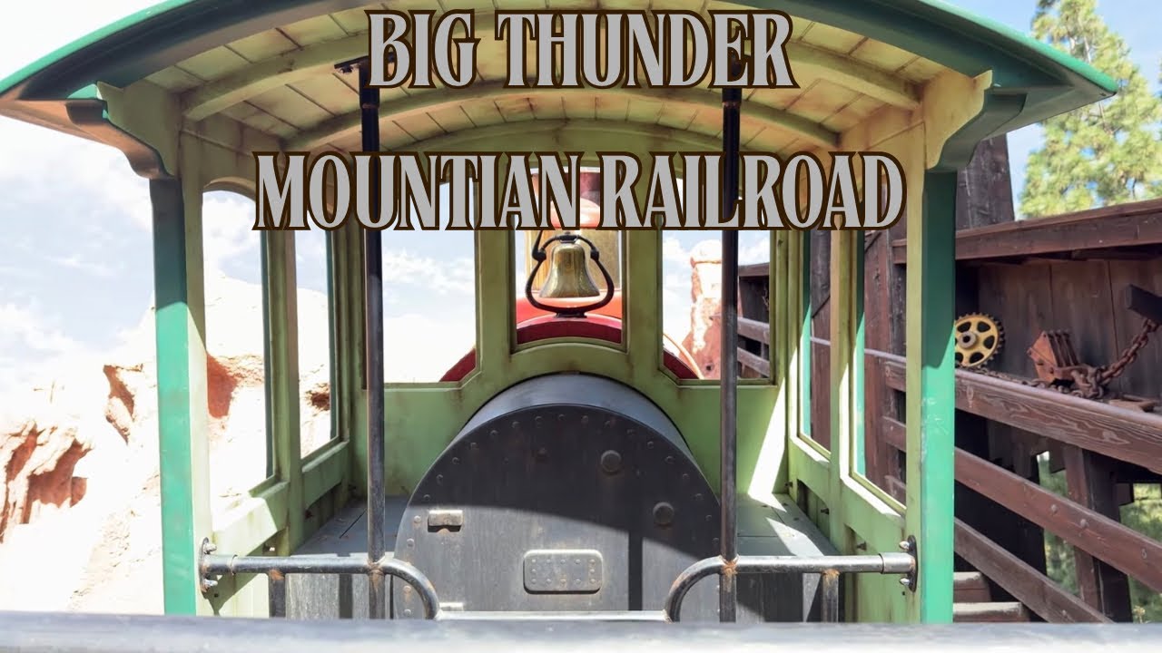 Big Thunder Mountain Railroad: Front Row