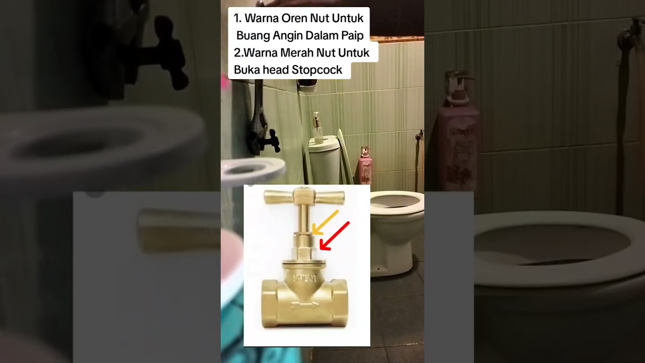 Cara Tukar Stopcock Dengan Mudah