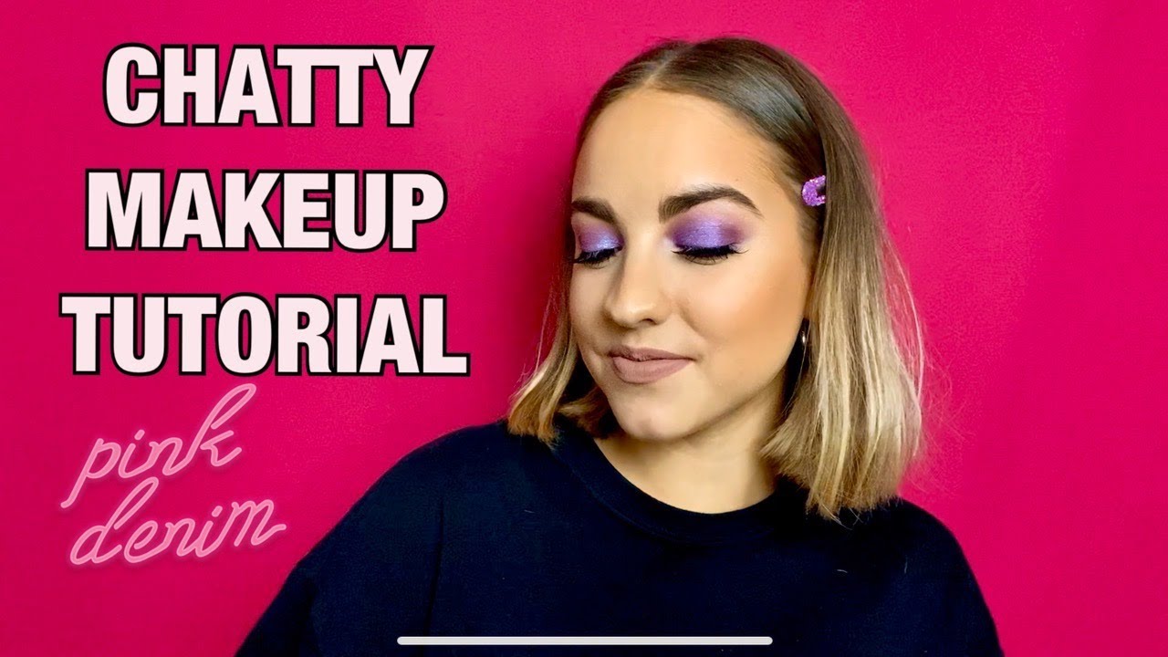 CHATTY MAKEUP TUTORIAL (PURPLE EYE LOOK)