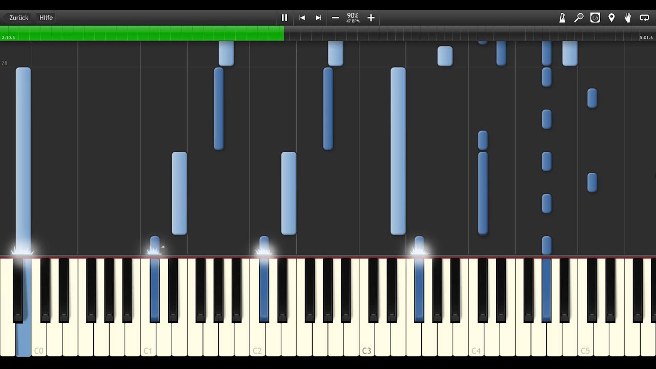 Synthesia-Adagio for Tron (Daft Punk)
