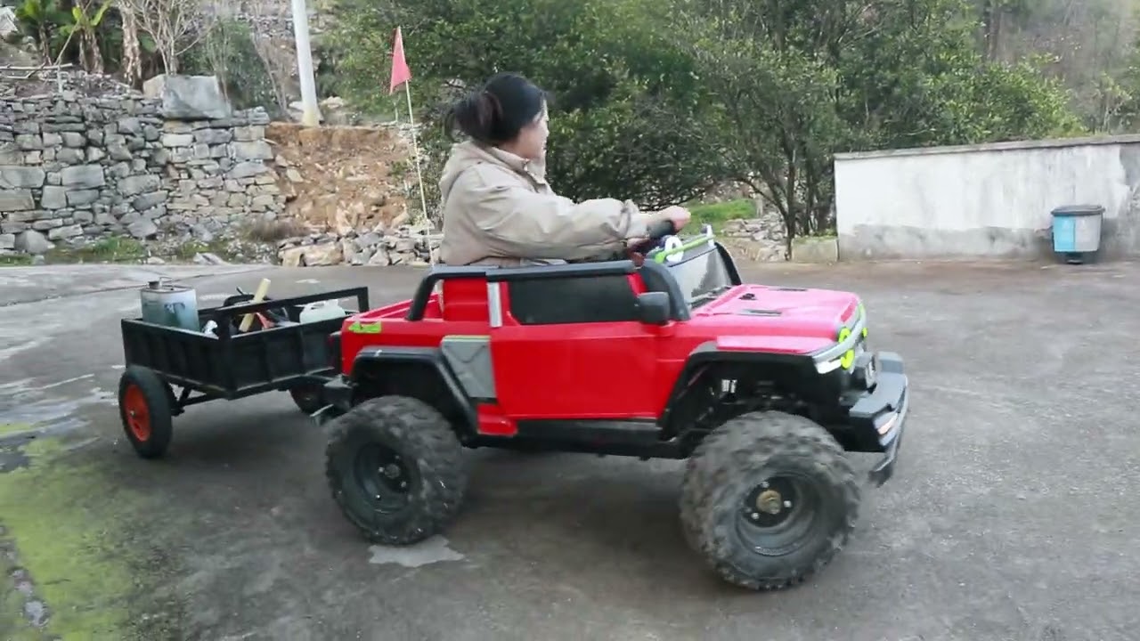 闲置了两三年的破烂车又开始干活拉东西了，放了这么久居然没坏，好耐造