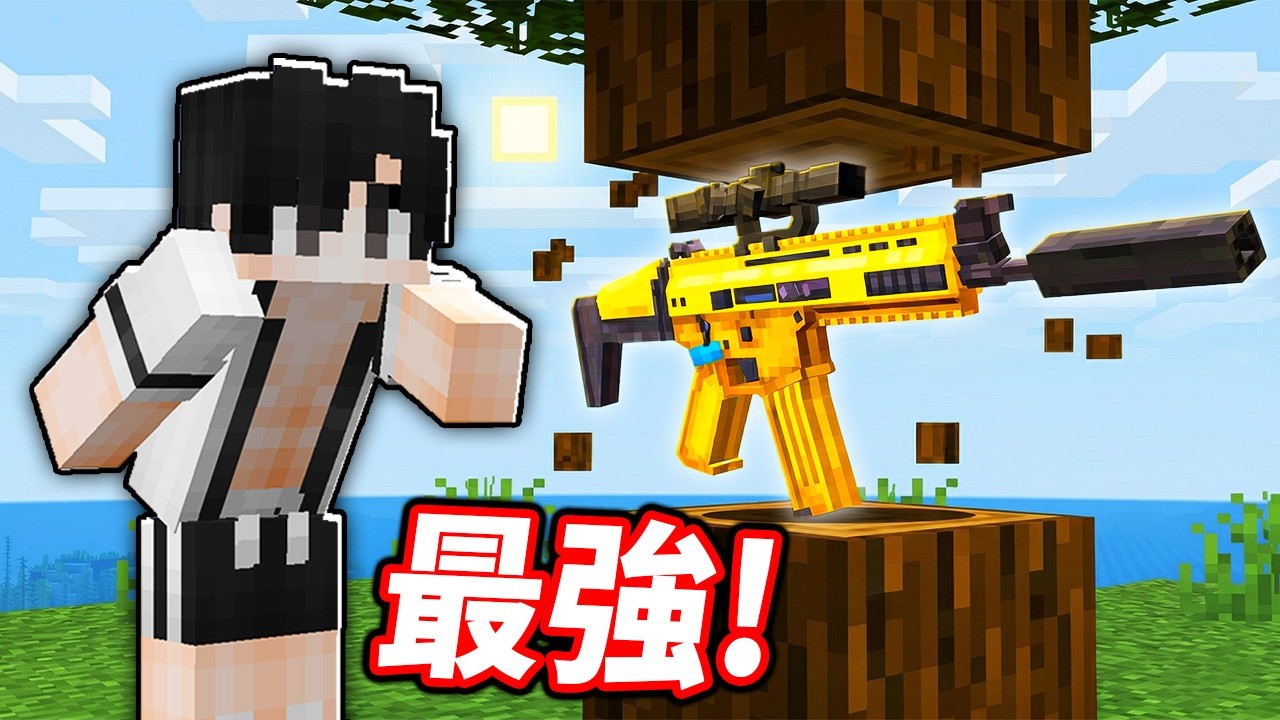 我在有槍麥塊世界火力通關！