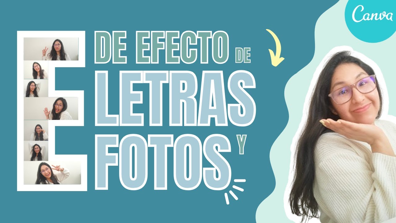 📍​❰❮Cómo hacer una LETRA CON FOTOS DENTRO❯❱  en Canva 📸 - Insertar FOTO DENTRO DE LETRA Canva