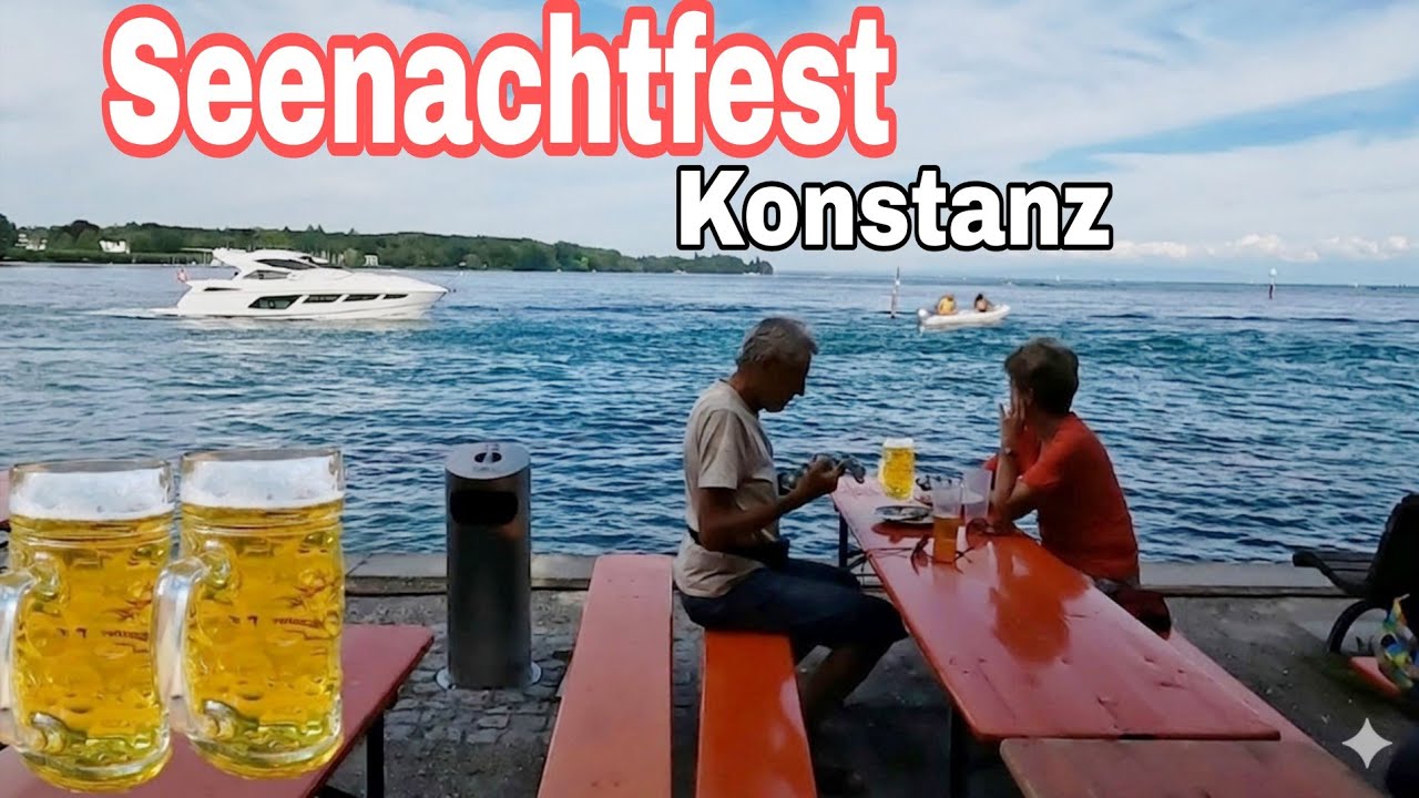 Konstanz Seenachtfest/4K Walk along Lake Constance /09.08.2024 Seenachtfest Konstanz.