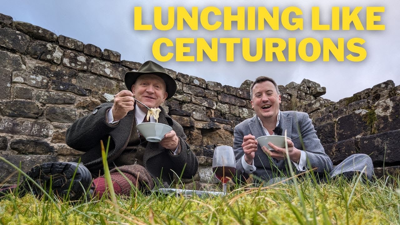 Ancient (?) Roman Food and Wine at Hadrian's Wall with @WC21UKProductionsLtd