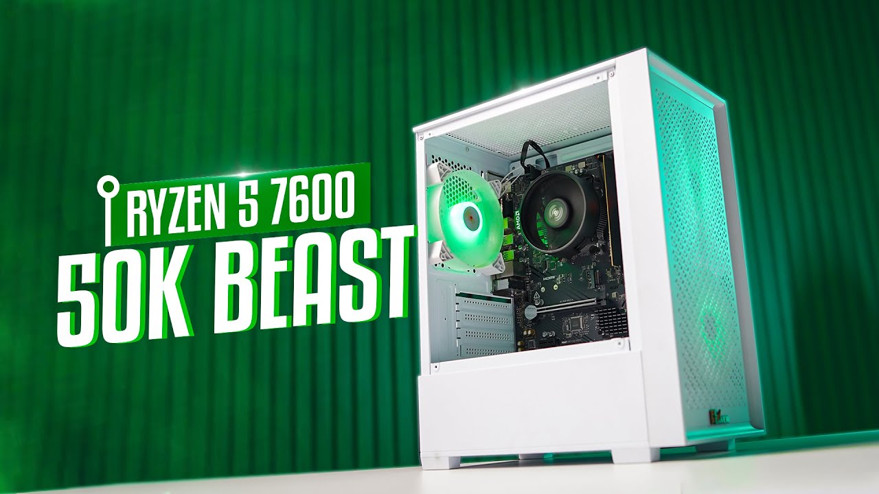 মাত্র ৫০ হাজার টাকায় গেমিং +এডিটিং  বিল্ড। Featuring Ryzen 5 7600। One Stop Solution