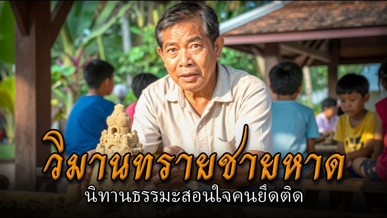 วิมานทรายชายหาด นิทานธรรมะสอนใจคนยึดติด #ธรรมะ #นิทานธรรมะ #คติธรรม #ฟังธรรม #สอนใจ #ปล่อยวาง