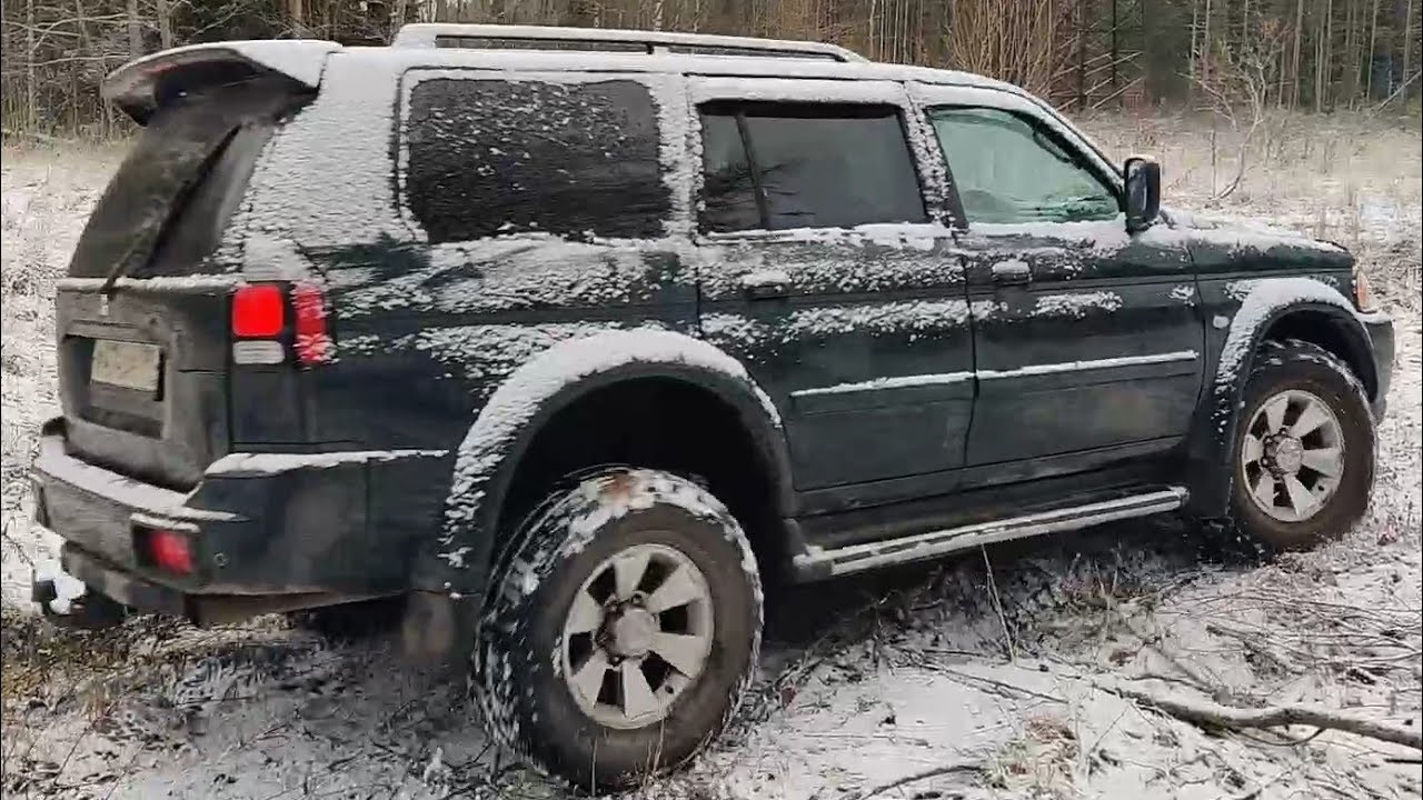 Mitsubishi Pajero Sport 1 K9 Мицубиси Паджеро спорт 1 K9 алюминиевый бак и замена масла, дизель 4D56