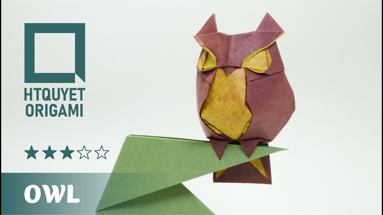 Origami Owl - Chim cú mèo (Hoang Tien Quyet)