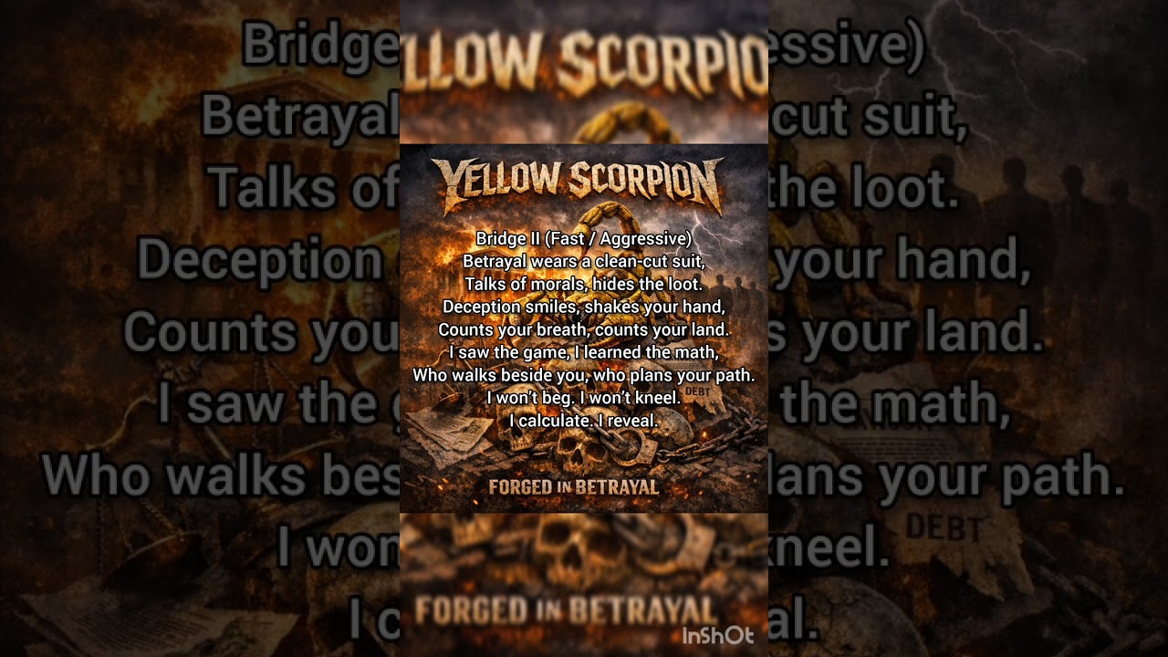 Iraq Ashes - Yellow Scorpion