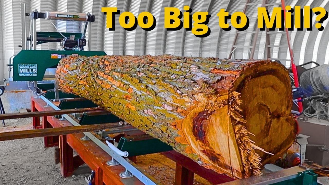 Maxing Out the Sawmill - Can We Really Mill a 30” Log