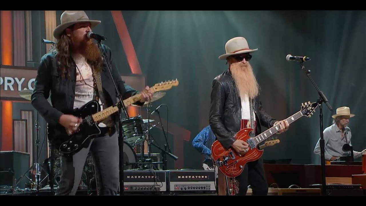 America Salutes You, honoring Billy F Gibbons. At the Grand Ole Opry House, Nashville, TN. May, 2021