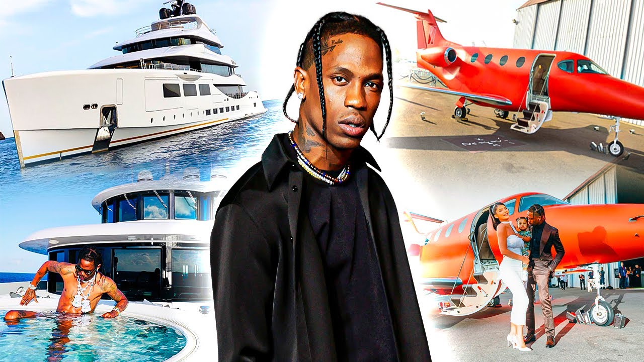 A VIDA LUXUOSA DE TRAVIS SCOTT, UM DOS RAPPERS MAIS RICOS  DO MUNDO