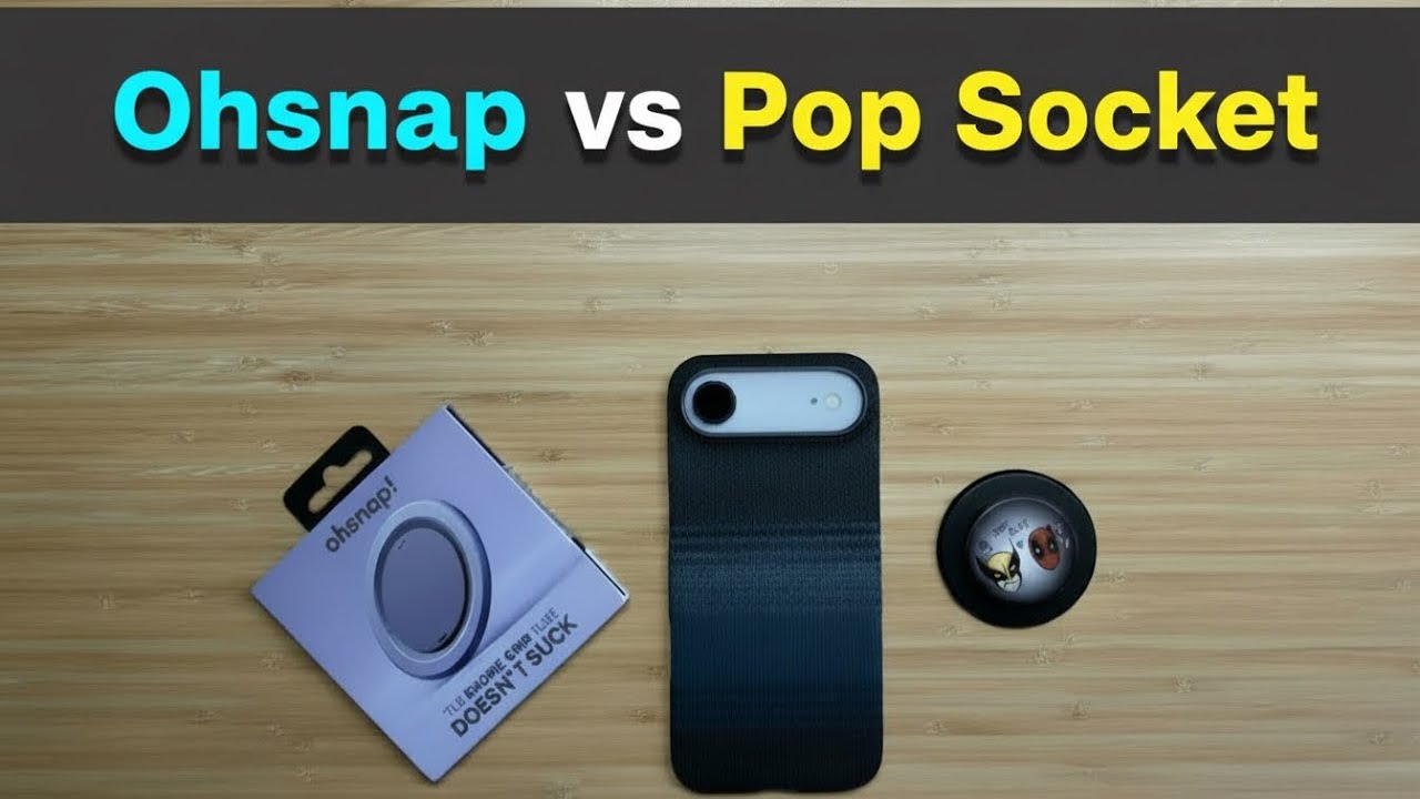 Ohsnap vs Pop Socket - Unboxing and Quick review