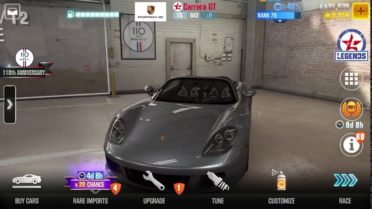 CSR 2 how to restore legends cars faster
