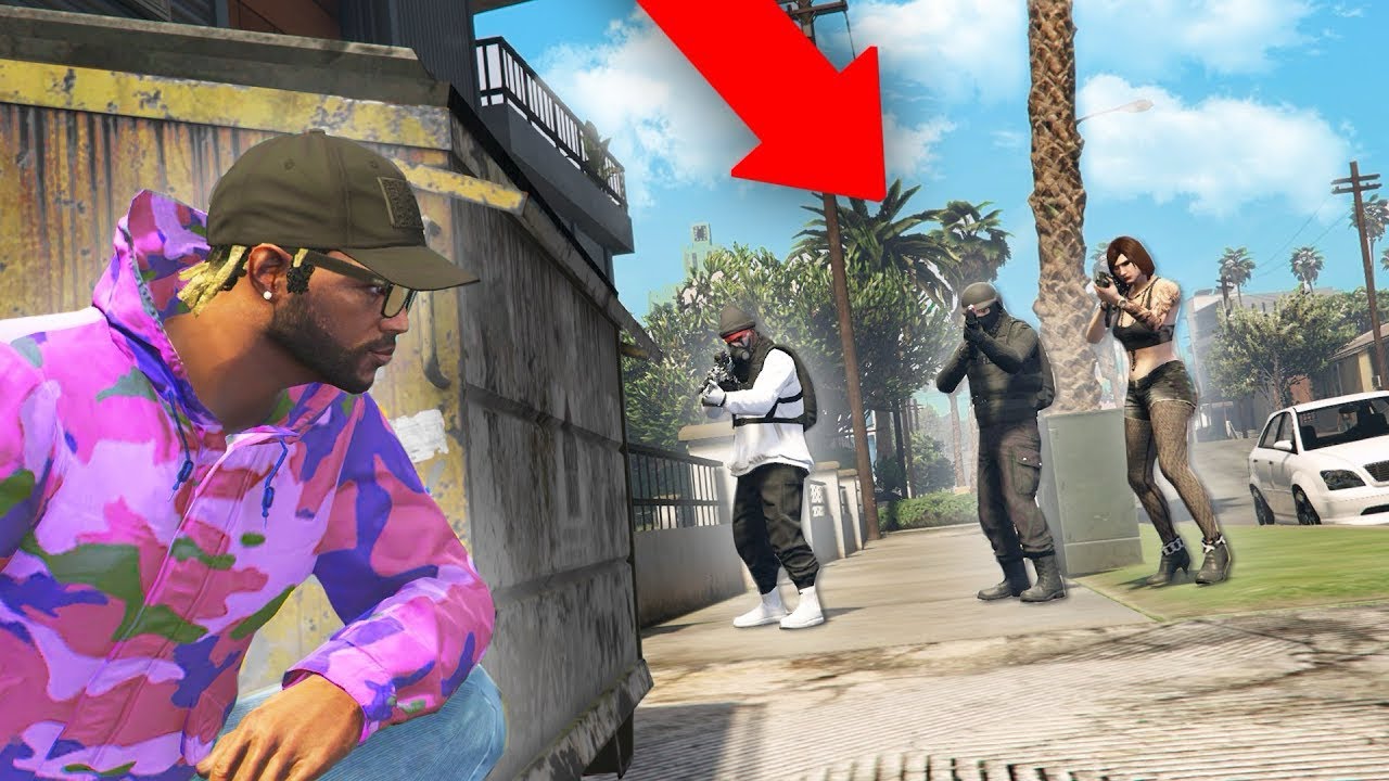 GTA V MANHUNT W / Facecam 
