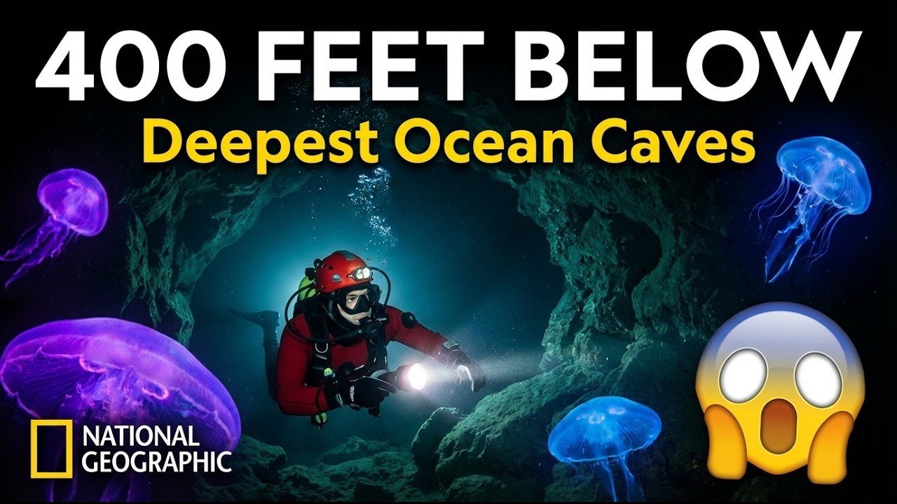 400 Feet Below: What We Found in the Deepest Ocean Caves Will Shock You 😱