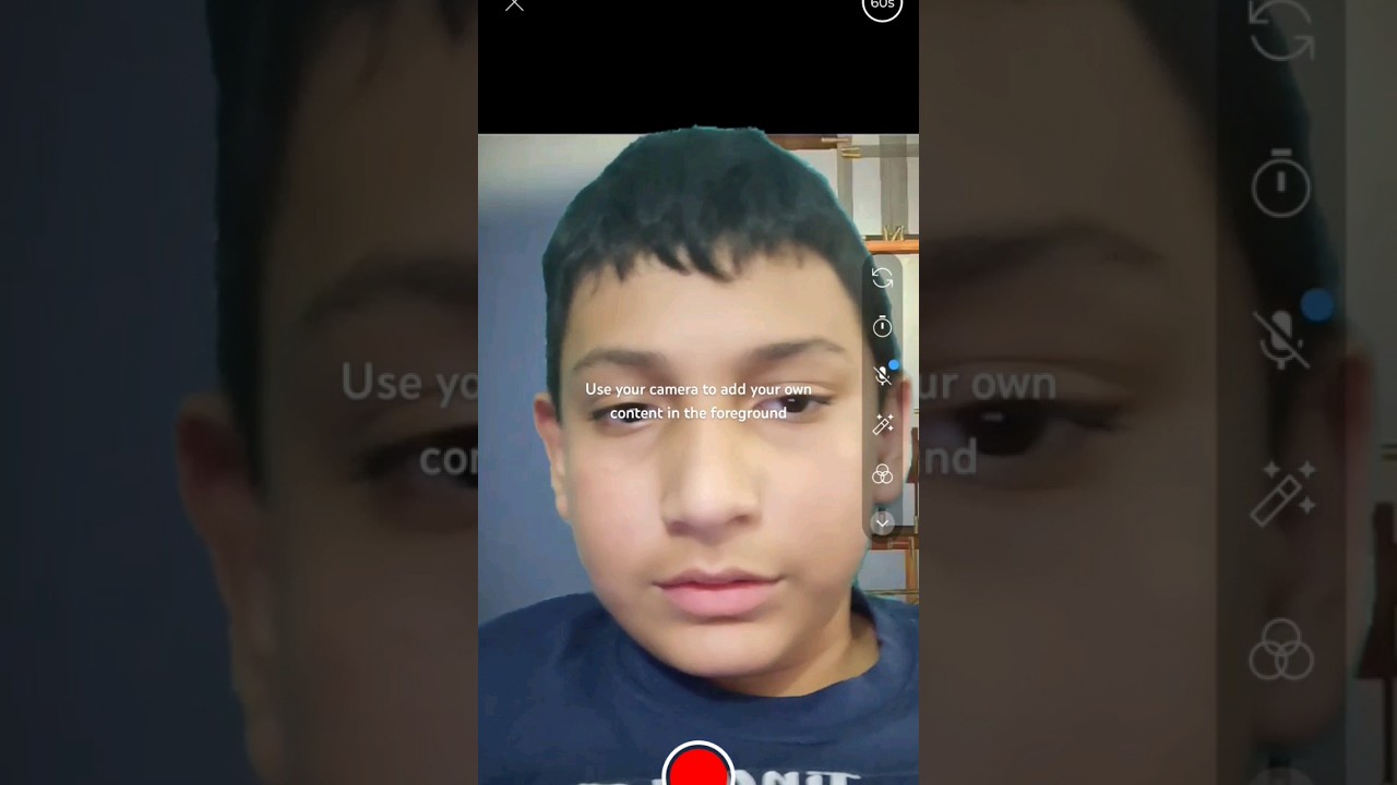 how to green screen a YouTube short with your face