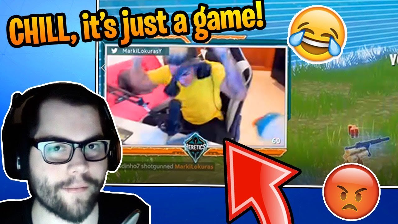DAKOTAZ REACTS TO FORTNITE RAGE COMPILATION (FUNNY)!!!