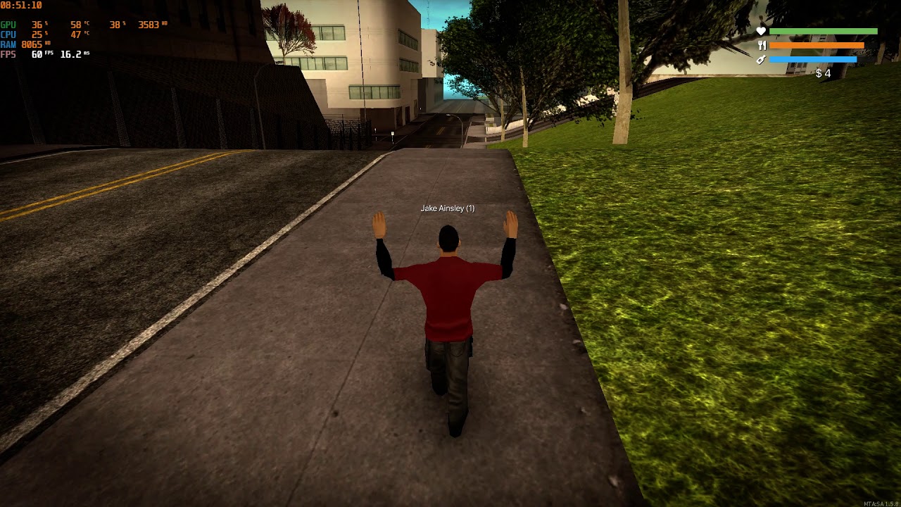 MTA:SA custom animation system with bone manipulation