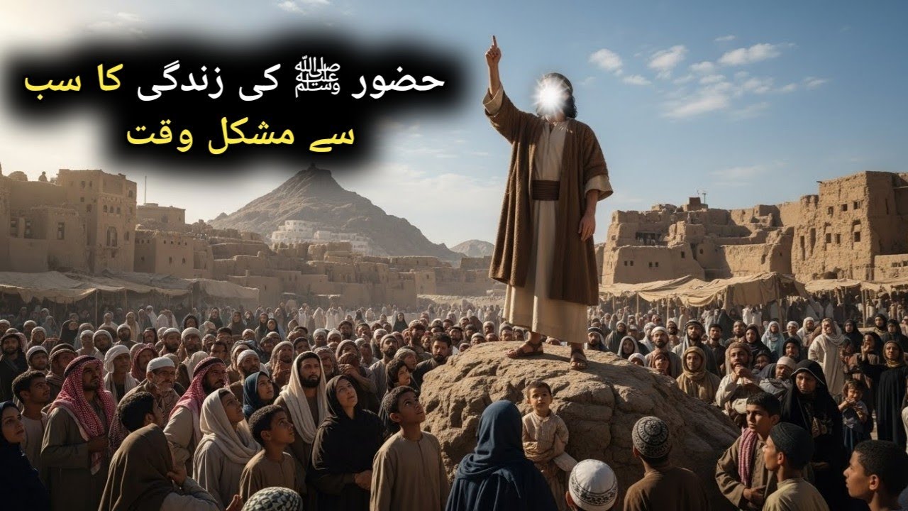 حضرت محمد ﷺ کی زندگی کا سب سے زیادہ مشکل وقت | طائف کا واقعہ | Islamic Reminder