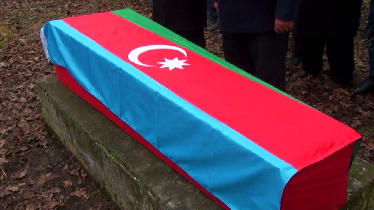 Şəhid Məmmədov İkram Ehtiram oğlunun dəfni -Xaçmaz, Çiləgir kəndi 13.01.2021