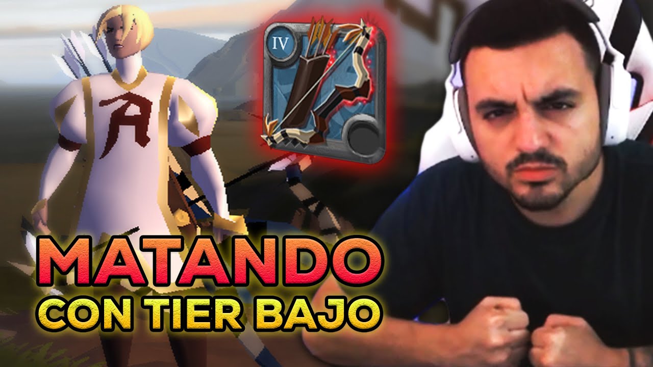 PELEAS MISMO TIER MISMA MAQUINA🔥 BUILD META ARCO DE BADON 🔥 Albion Online Español