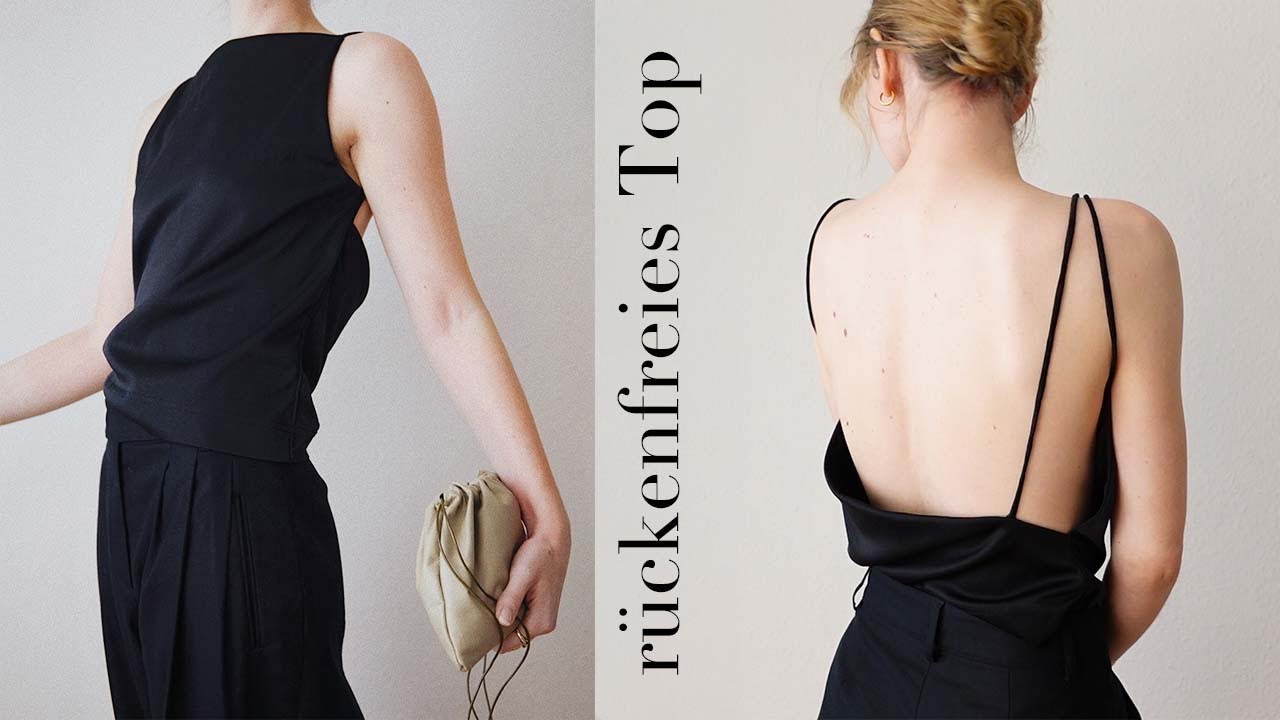 DIY | rückenfreies Top nähen | mein last minute SILVESTER OUTFIT 2021