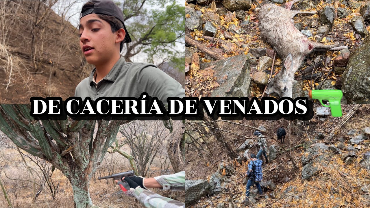 NOS FUIMOS DE CACERÍA M4T4MOS UN VENADO 🦌🔫