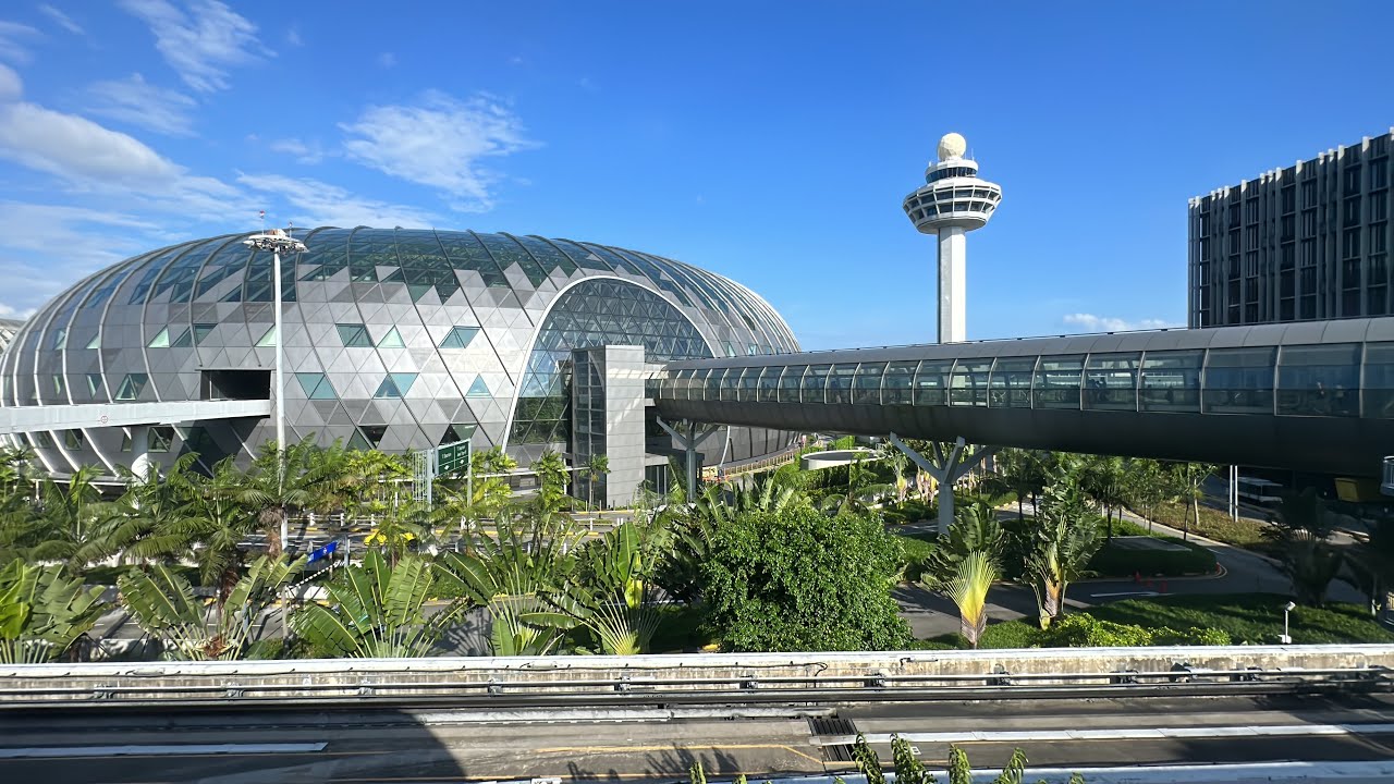 SkyTrain that goes through Jewel Changi Airport | Singapore