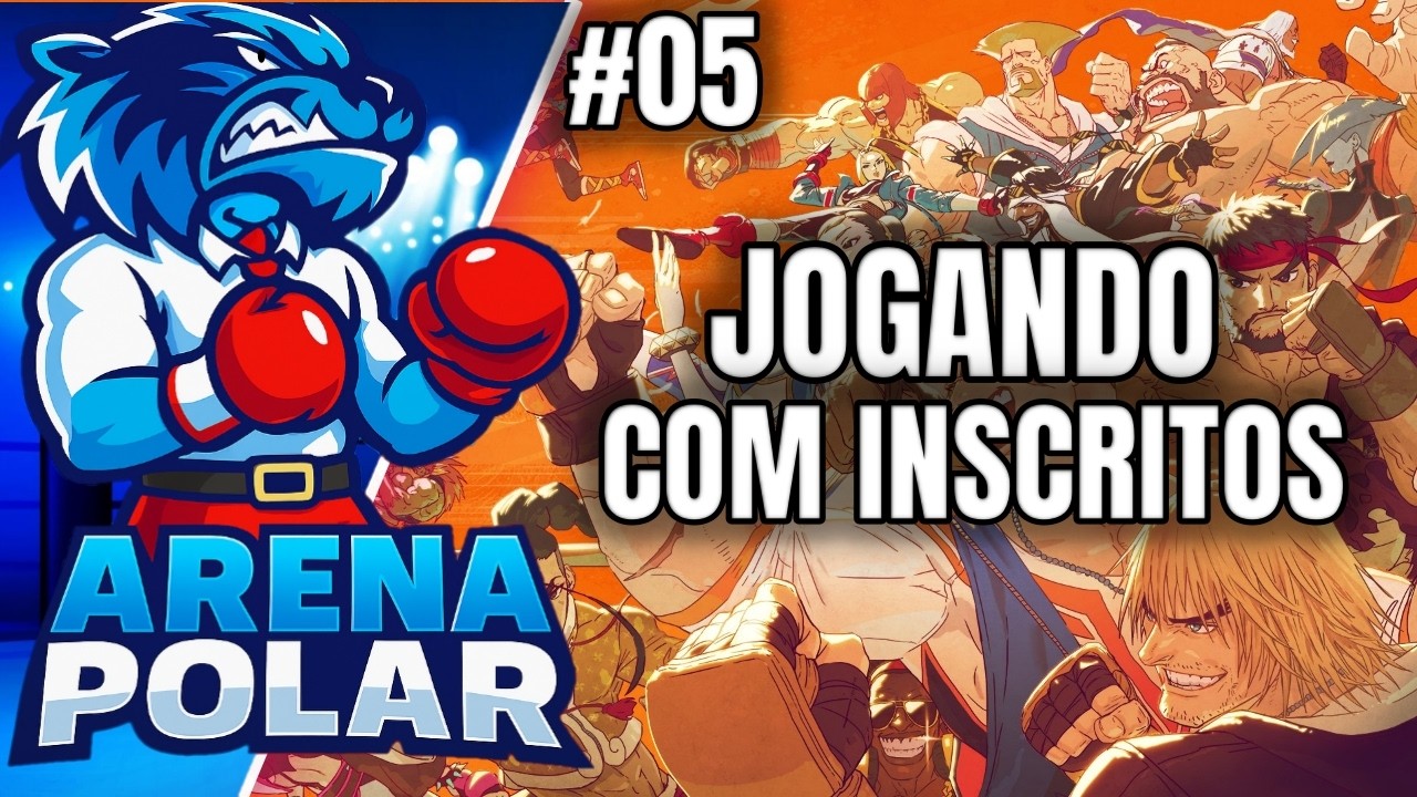 ARENA POLAR: STREET FIGHTER 6 - Jogando Com Inscritos #04 #Capcom #live  #sf6