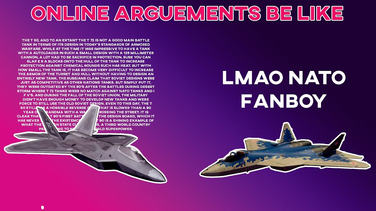 Online Arguments Be Like