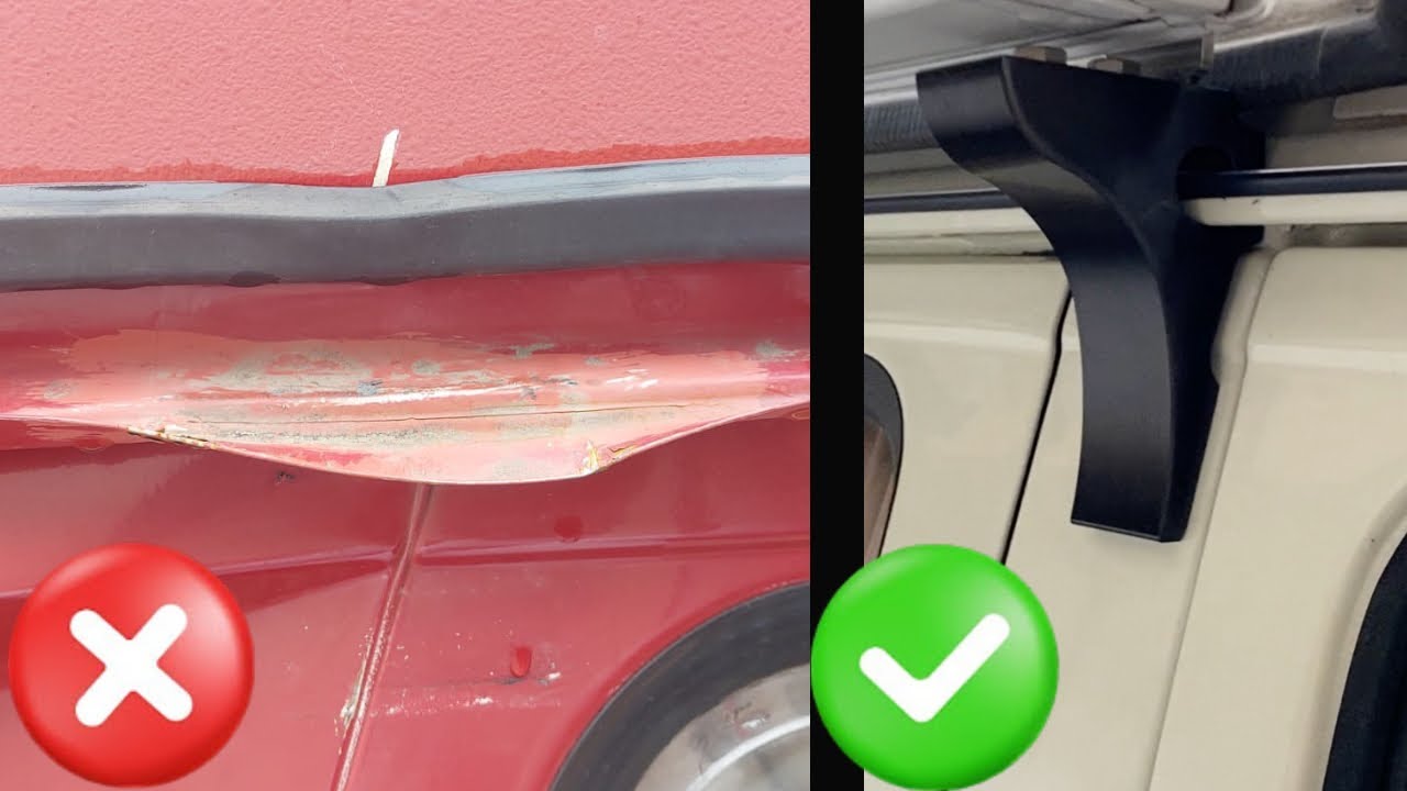 Ohne diese Halter, besser keine Markise für meinen VW T3 (Update #4)