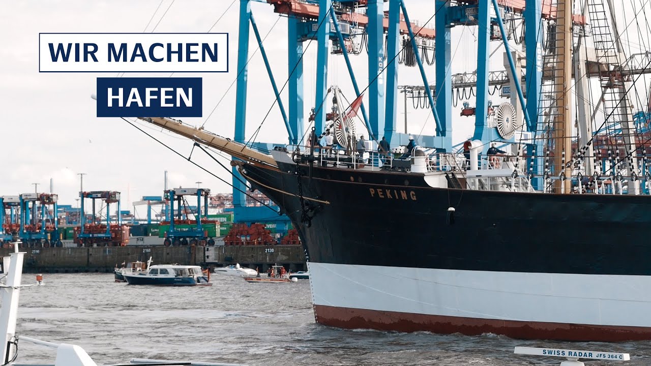 Rückkehr der Peking in den Hamburger Hafen