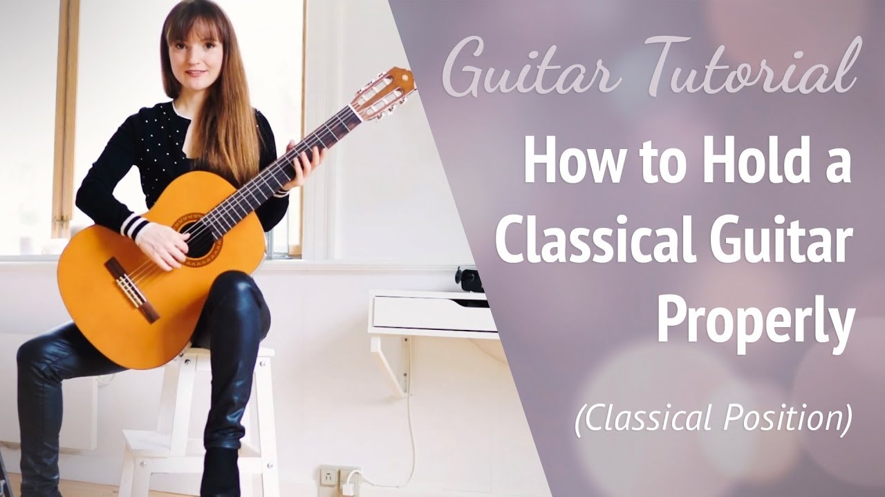 Classical Guitar Sitting Position (How to hold the classical guitar)