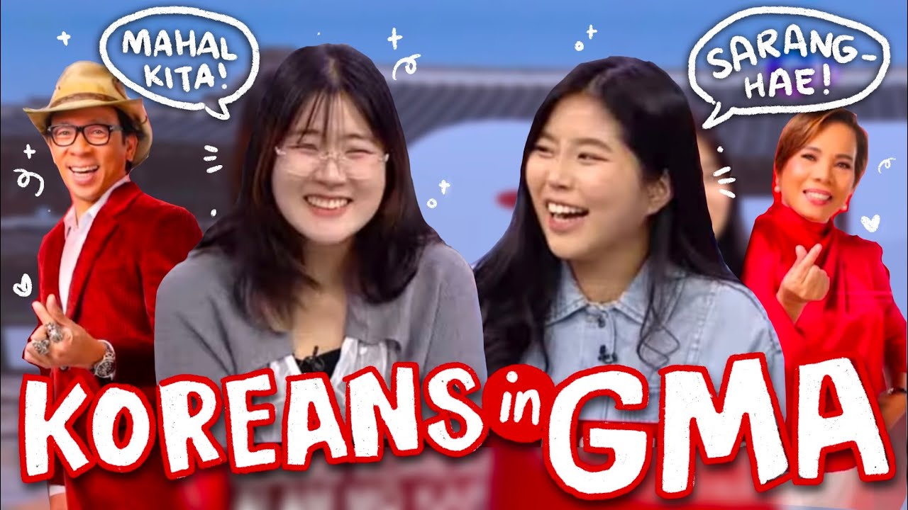 TEACHING KOREAN AT A PHILIPPINES TV NEWS Show (GMA Dapat Alam Mo!) ​​⁠@momoyelmo | Juwonee