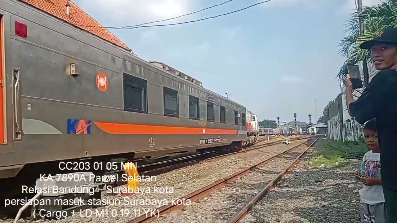 Part2 melihat kesibukan pagi distasiun Surabaya kota