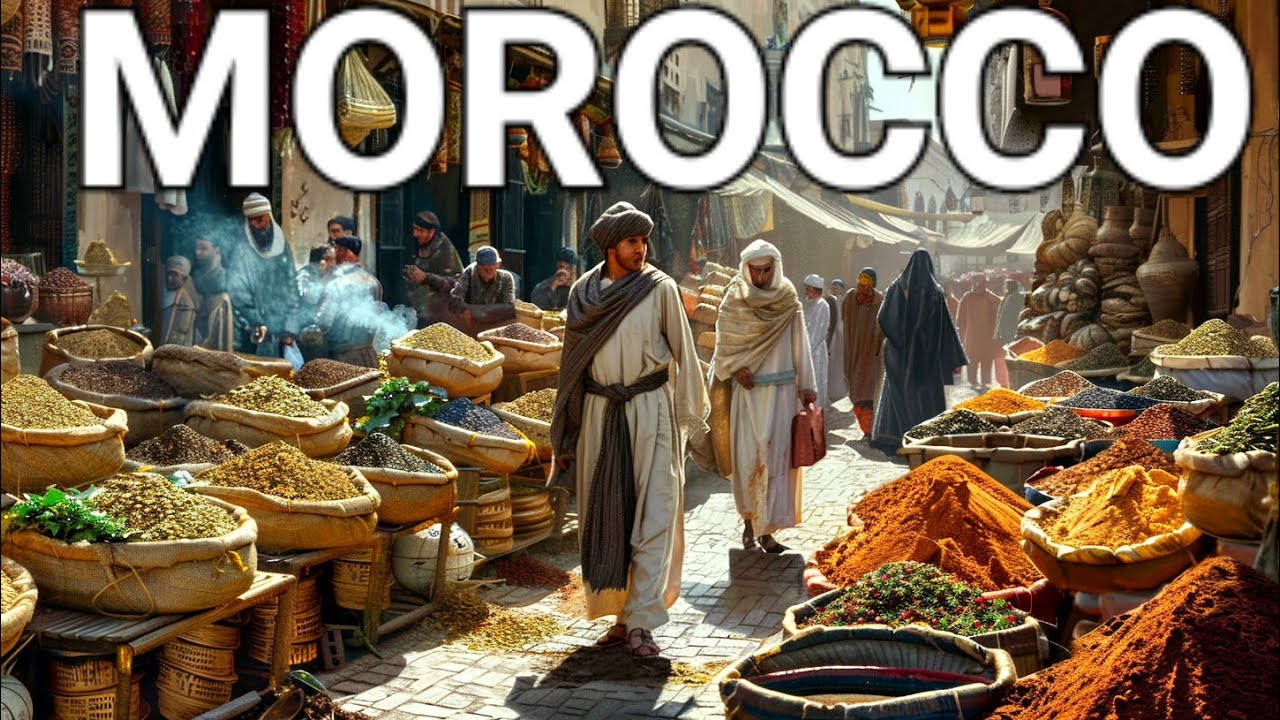 🇲🇦 MOROCCAN MOUTHWATERING STREET FOOD, WALKING TOUR OF MOROCCO'S CAPITAL CITY RABAT, 4K HDR