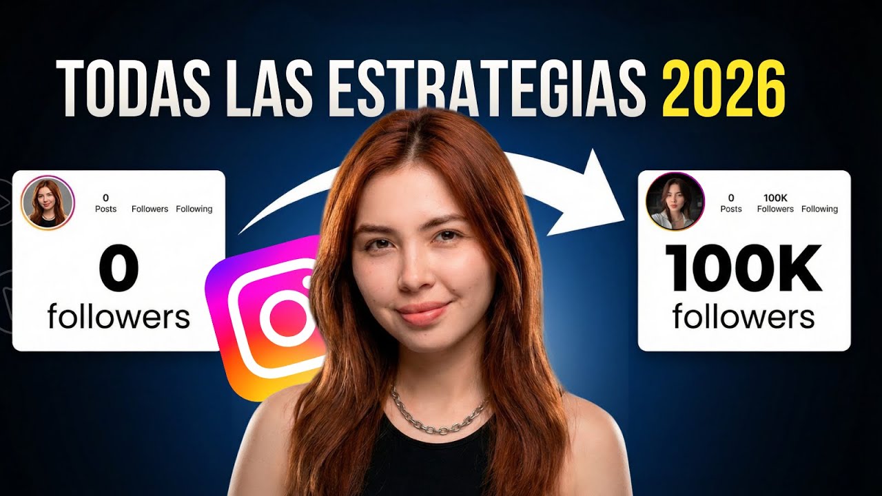 La forma más RÁPIDA de crecer tu Instagram y Tiktok en 2026 (5 estrategias)
