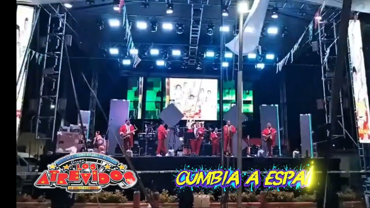 Cumbia a España en vivo - Los Atrevidos de Herme Cervantes Sep 25 - Zacapechpan