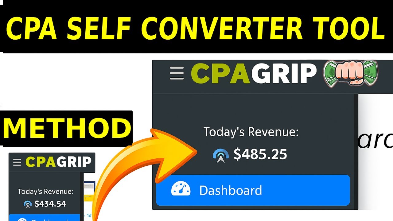 HOW TO MAKE MONEY WITH CPA SELF CONVERTER TOOLS IN CPAGRIP