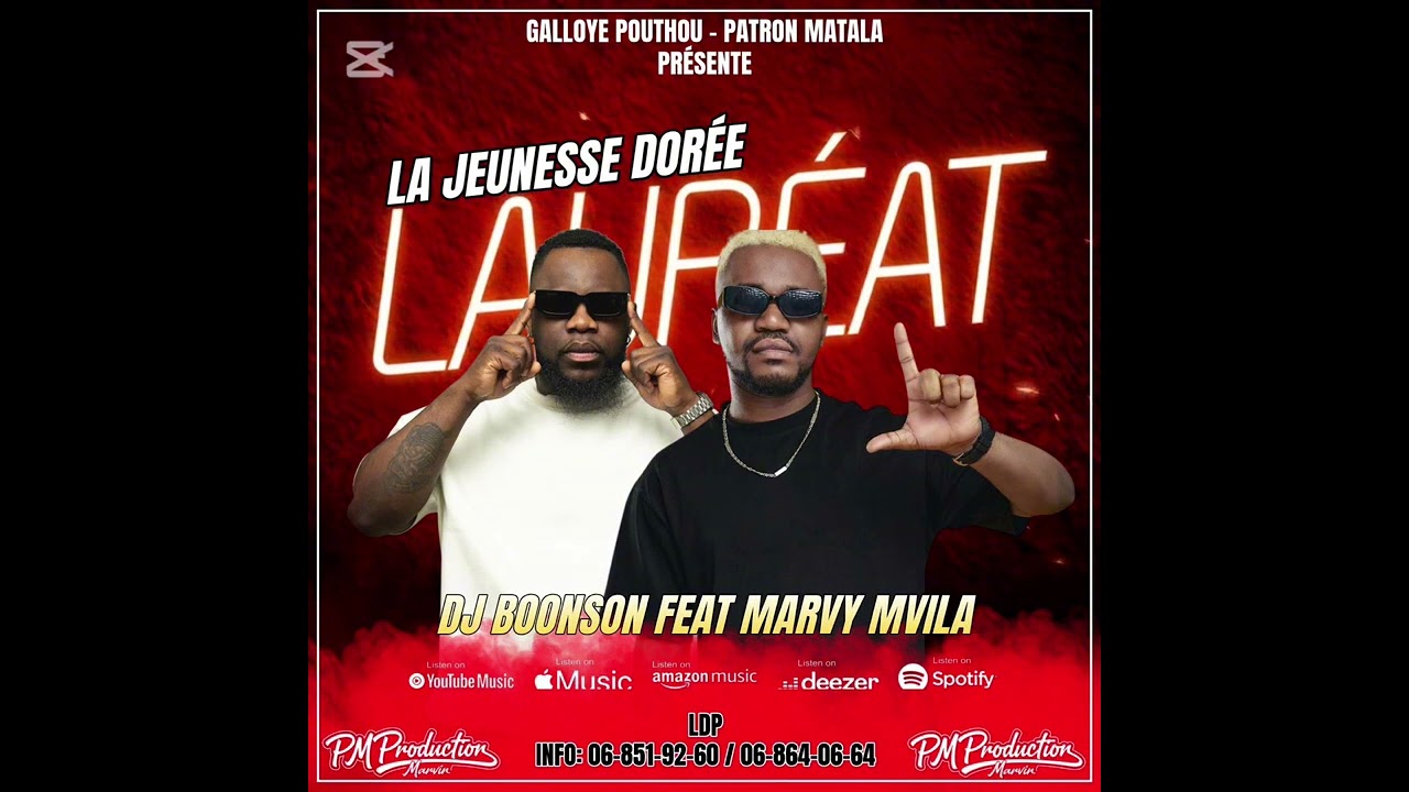 Dj Bookson Feat Marvy M’vila Feat Dj Paul - Lauréat la jeunesse dorée ( audio officiel) 